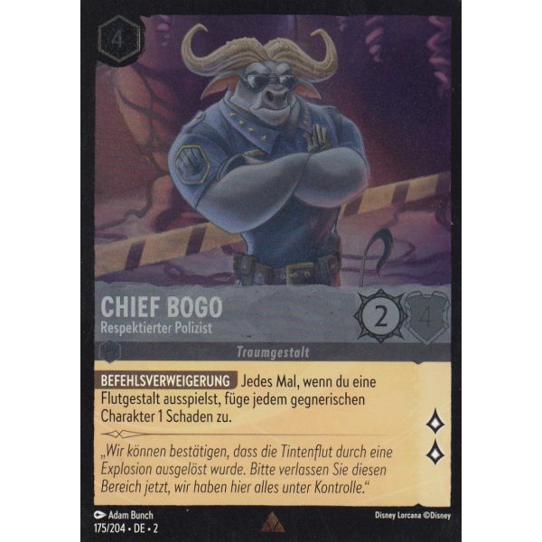 Chief Bogo - Respektierter Polizist Holo 175/204