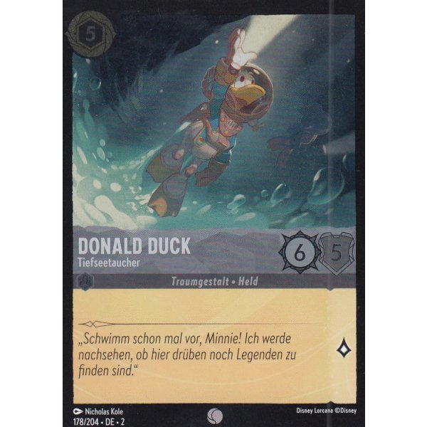 Donald Duck - Tiefseetaucher Holo 178/204