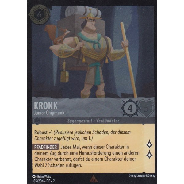 Kronk - Junior Chipmunk Holo 185/204