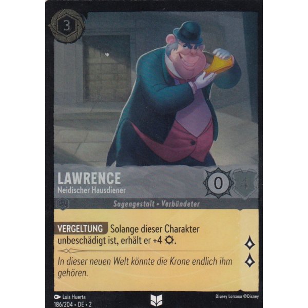Lawrence - Neidischer Hausdiener Holo 186/204