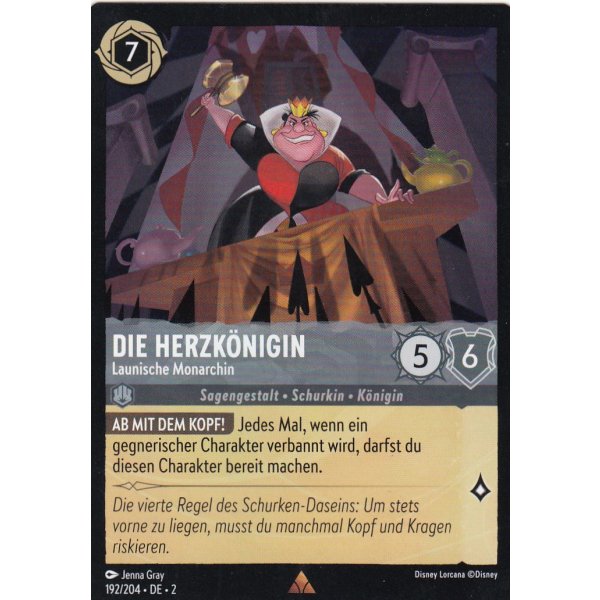 Die Herzk&ouml;nigin - Launische Monarchin 192/204