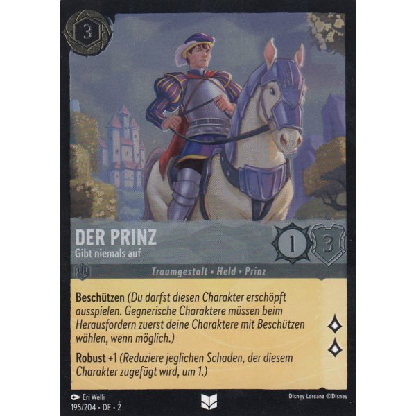 Der Prinz - Gibt niemals auf Holo 195/204