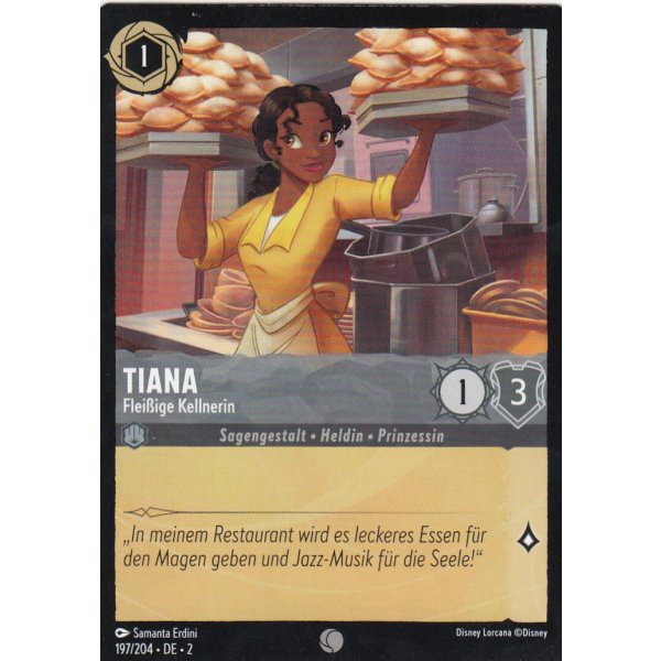 Tiana - Flei&szlig;ige Kellnerin 197/204