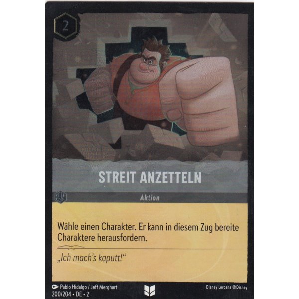 Streit anzetteln Holo 200/204