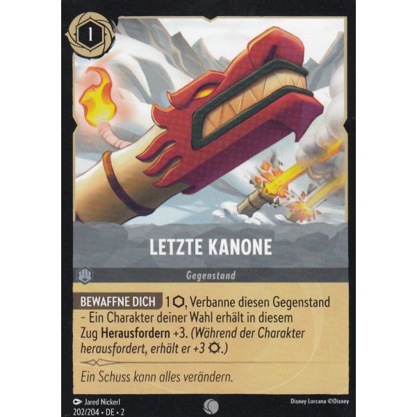 Letzte Kanone 202/204