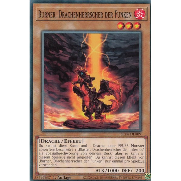 Burner, Drachenherrscher der Funken SR14-DE009