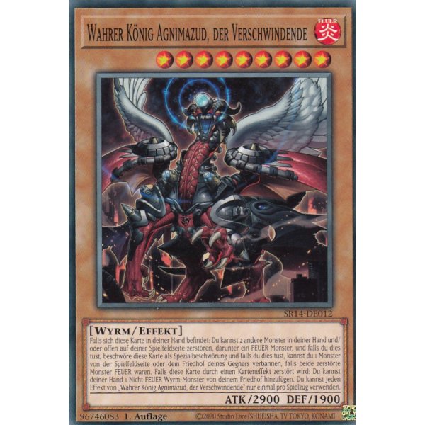 Wahrer K&ouml;nig Agnimazud, der Verschwindende SR14-DE012