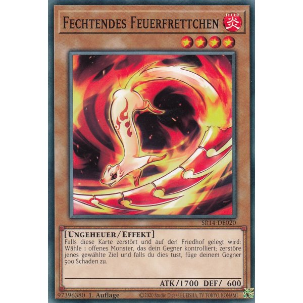 Fechtendes Feuerfrettchen SR14-DE020