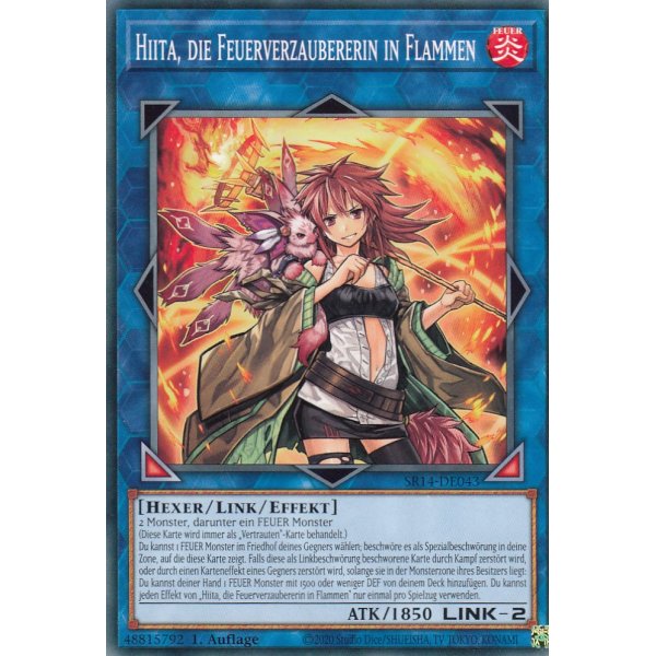Hiita, die Feuerverzaubererin in Flammen SR14-DE043