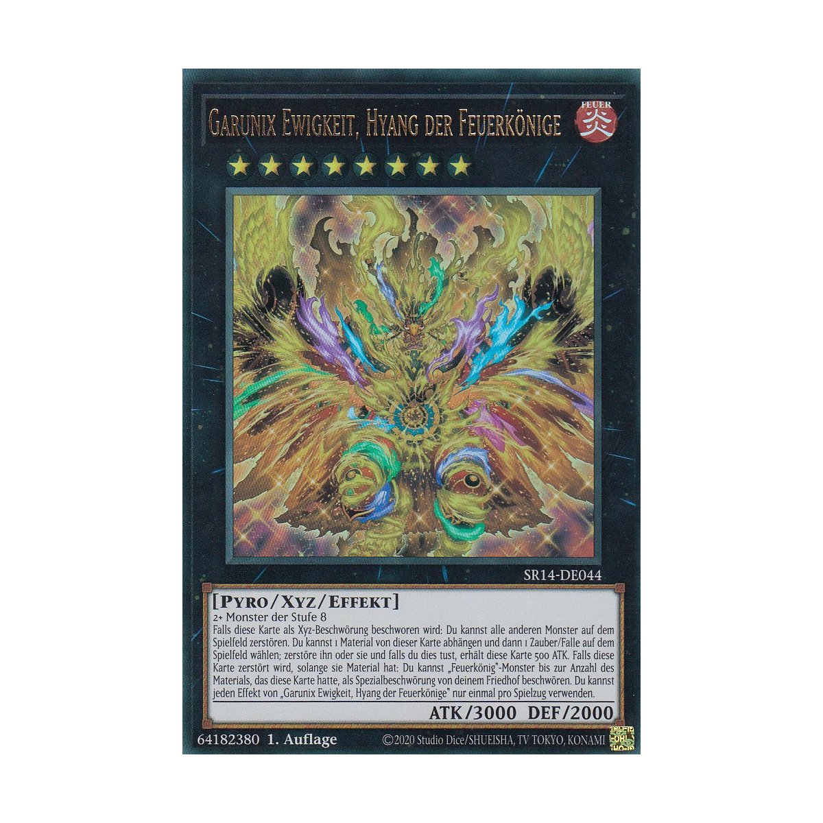 YU-GI-OH! Structure Deck „Die Könige Des Feuers Unlimited“ – Sammelkarten Fürs Trading Card Game