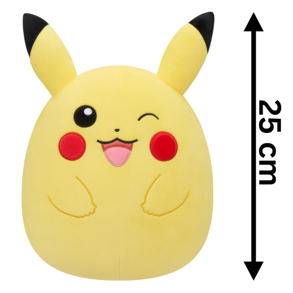 Squishmallows Pl&uuml;sch - Pokemon Winking Pikachu - ca. 25 cm