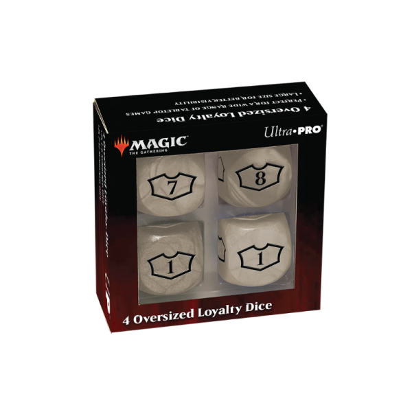 Ultra Pro Magic Deluxe Loyalty W&uuml;rfel Set - Plains (4 St&uuml;ck)
