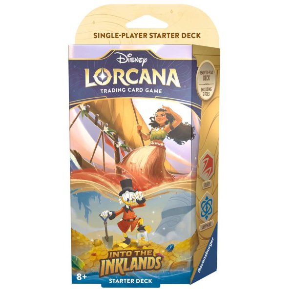 Disney Lorcana: Into the Inklands - Starter Deck Ruby Sapphire (englisch)