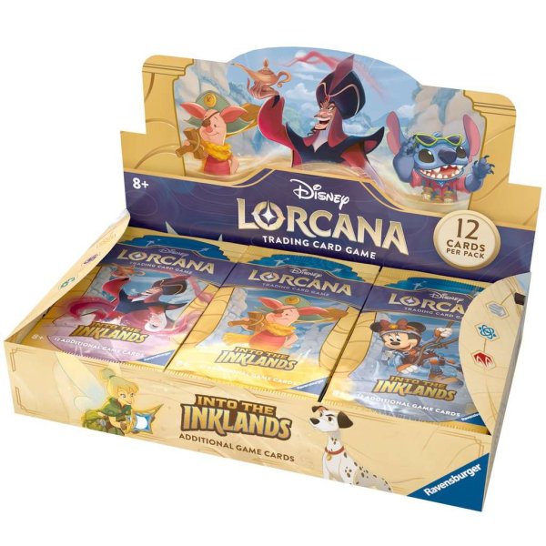 Disney Lorcana: Into the Inklands - Display mit 24 Booster Packs (englisch)