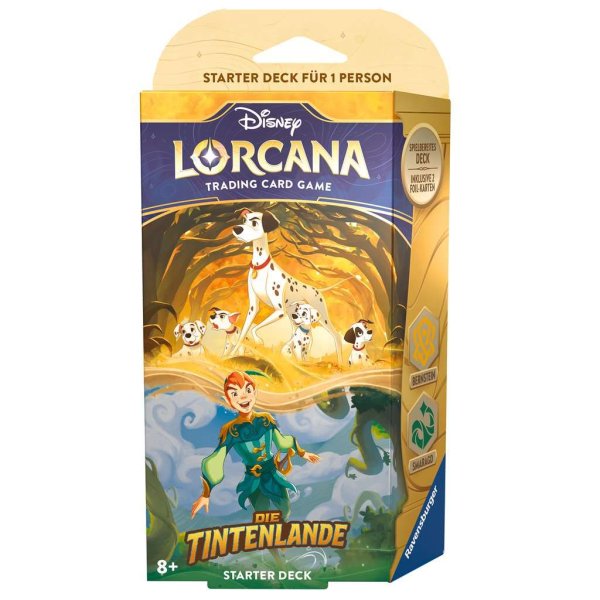 Disney Lorcana: Die Tintenlande - Starter Deck Bernstein und Smaragd (deutsch)