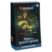 Mord in Karlov Manor Commander Deck - Versteckte Drohung (deutsch)