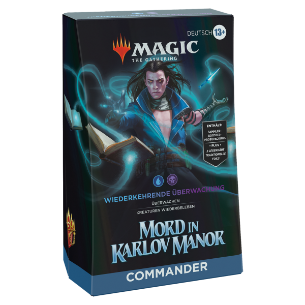 Mord in Karlov Manor Commander Deck - Wiederkehrende &Uuml;berwachung (deutsch)