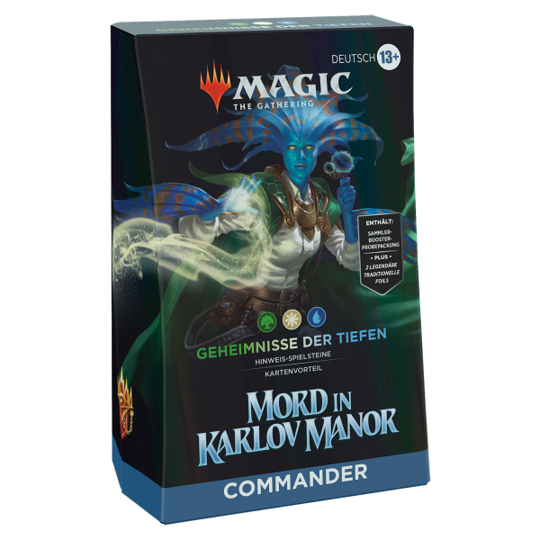 Mord in Karlov Manor Commander Deck - Geheimnisse der Tiefen (deutsch)