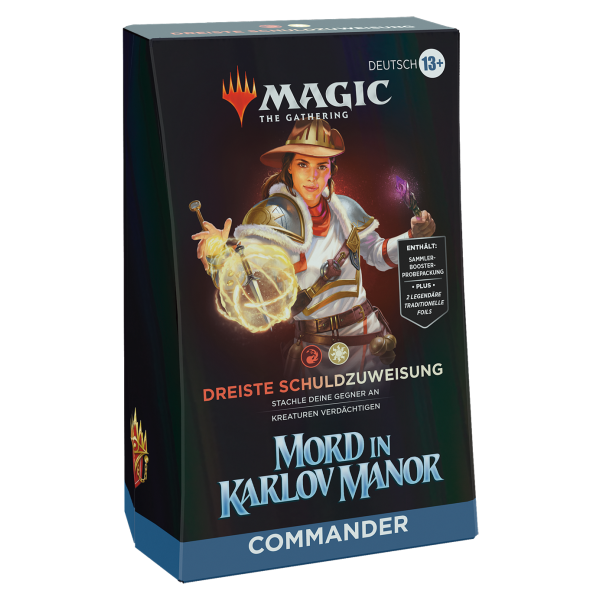 Mord in Karlov Manor Commander Deck - Dreiste Schuldzuweisung (deutsch)
