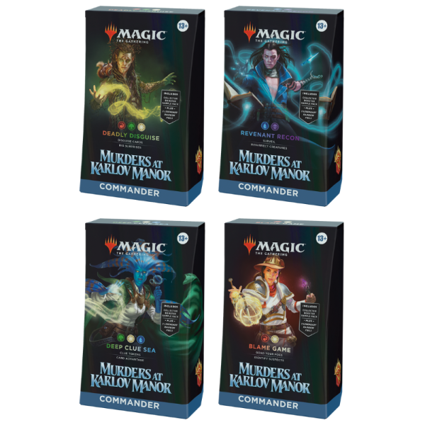 Murders at Karlov Manor Commander Decks (alle 4, englisch)