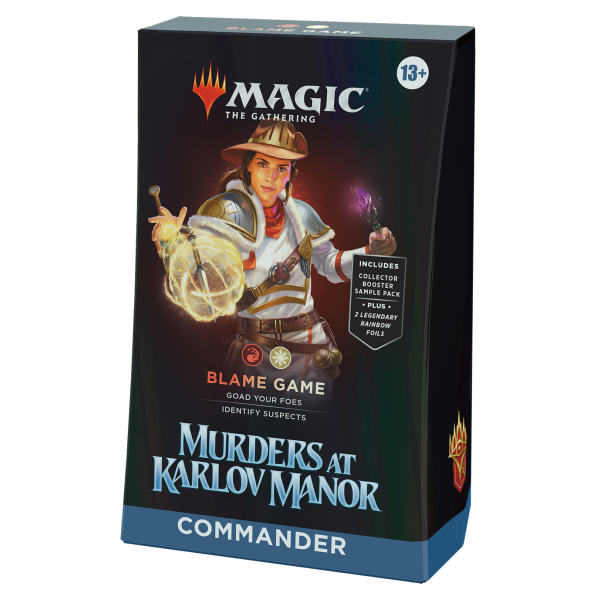 Murders at Karlov Manor Commander Deck - Blame Game (englisch)