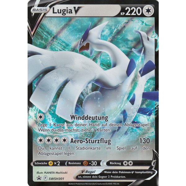 Lugia V SWSH301 PROMO XXL OVERSIZED/&Uuml;BERGRO&szlig;