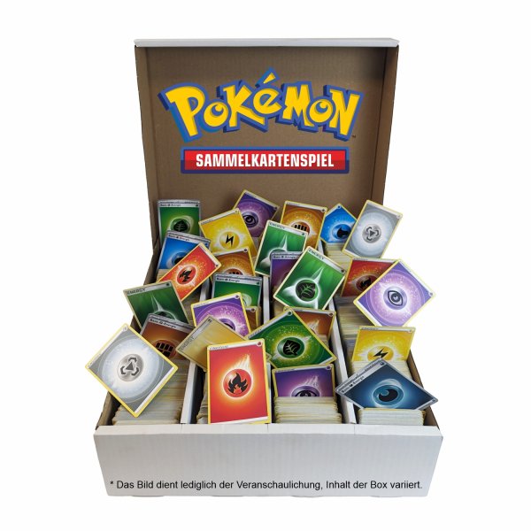 Pokemon Basis Energie Karten boosterfrisch in Storage Box (ca. 4000 Karten)