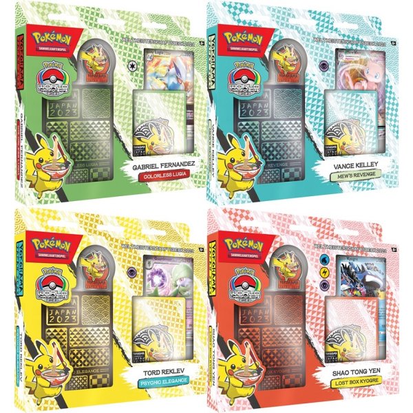 Alle 4 Pokemon 2023 World Championship Decks (deutsch)