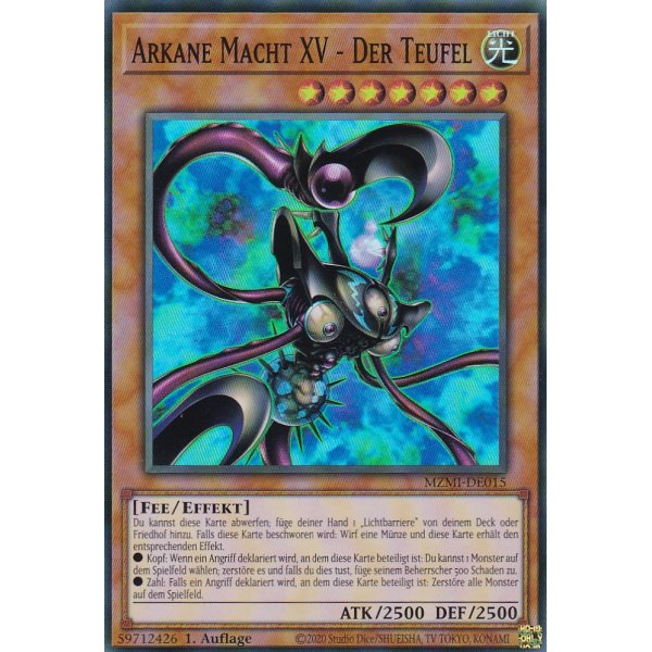 Arkane Macht XV - Der Teufel MZMI-DE015