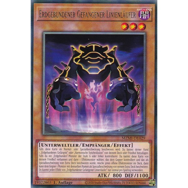 Erdgebundener Gefangener Linienl&auml;ufer MZMI-DE029