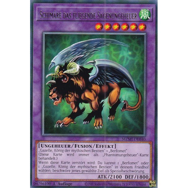 Schim&auml;re das fliegende Sagenungeheuer (V.1 - Rare) MZMI-DE040