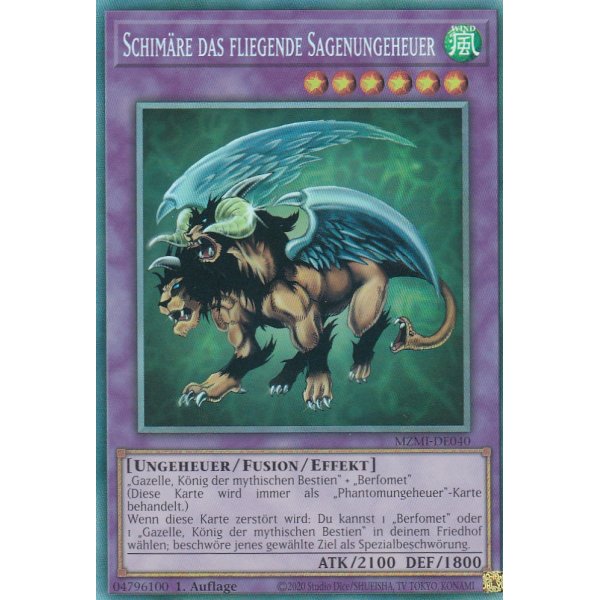 Schim&auml;re das fliegende Sagenungeheuer (V.2 - Collectors Rare) MZMI-DE040