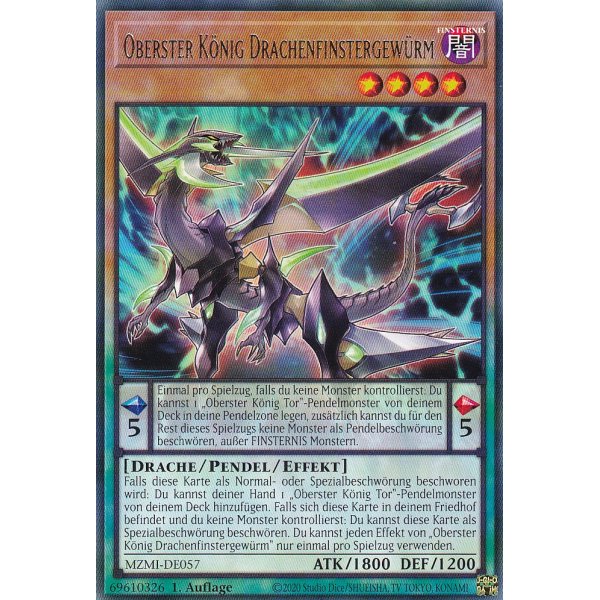 Oberster K&ouml;nig Drachenfinstergew&uuml;rm MZMI-DE057