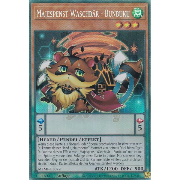 Majespenst Waschb&auml;r - Bunbuku (V.2 - Collectors Rare) MZMI-DE072