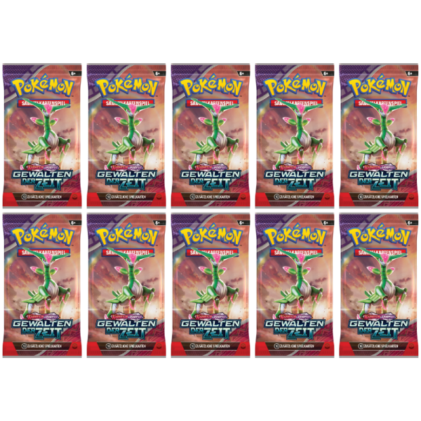 Karmesin &amp; Purpur Gewalten der Zeit 10x Booster (deutsch)