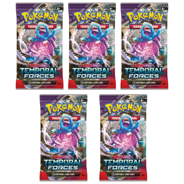 Scarlet &amp; Violet Temporal Forces 5x Booster (englisch)