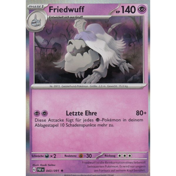 Friedwuff 043/091 Holo