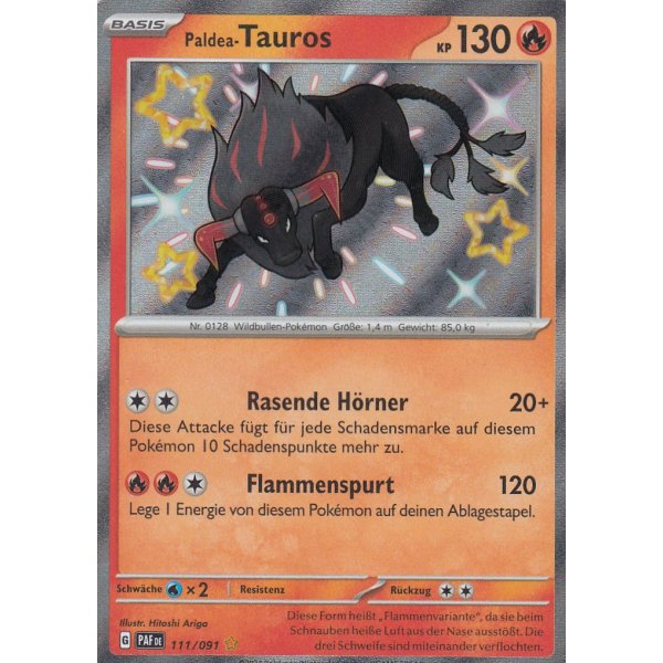 Paldea-Tauros 111/091 Shiny