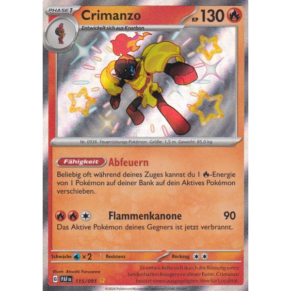 Crimanzo 115/091 Shiny