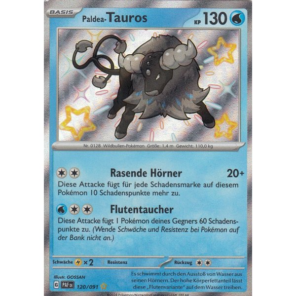 Paldea-Tauros 120/091 Shiny