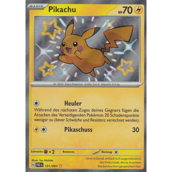 Pikachu 131/091 Shiny