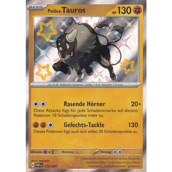 Paldea-Tauros 172/091 Shiny