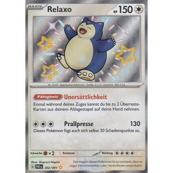 Relaxo 202/091 Shiny