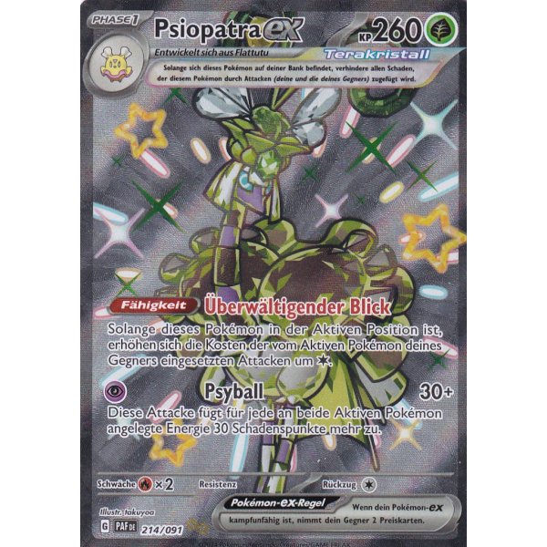 Psiopatra-ex 214/091 Shiny Fullart