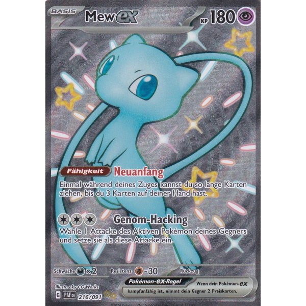 Mew-ex 216/091 Shiny Fullart