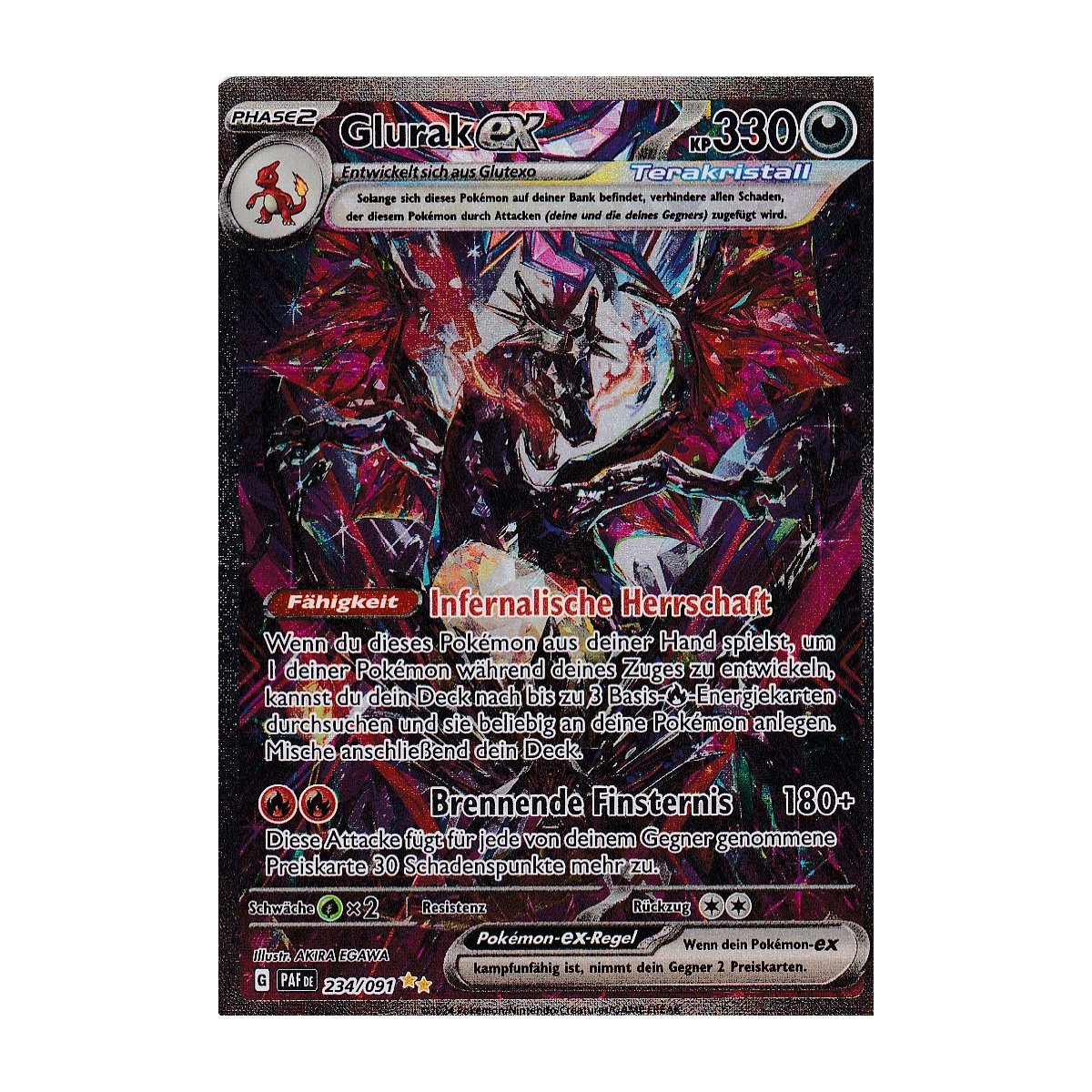 Glurakex 234/091 Special Illustration Rare Paldeas Schicksale Pokemon Karte kaufen
