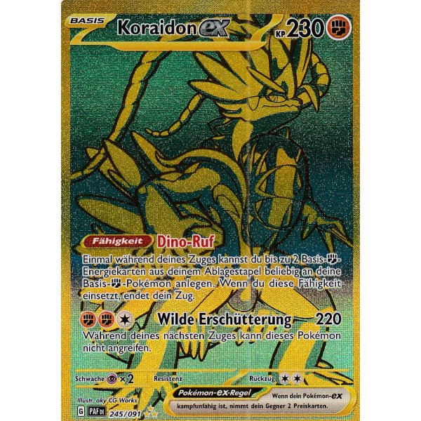 Koraidon-ex 245/091 Hyper Rare