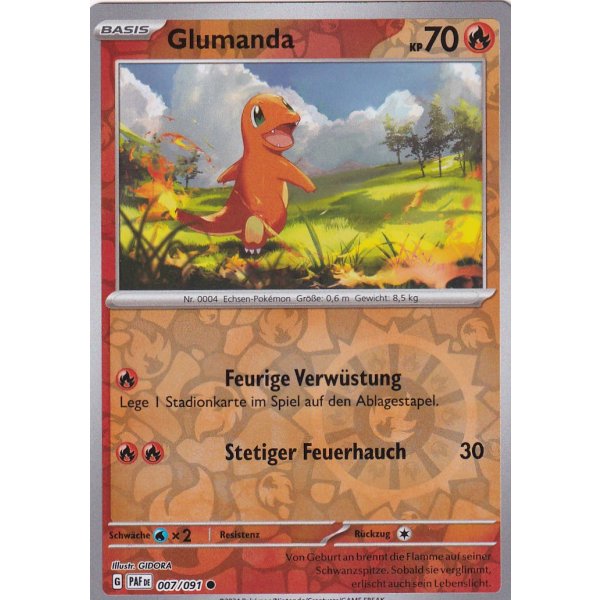Glumanda 007/091 REVERSE HOLO