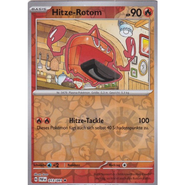 Hitze-Rotom 013/091 Holo REVERSE HOLO