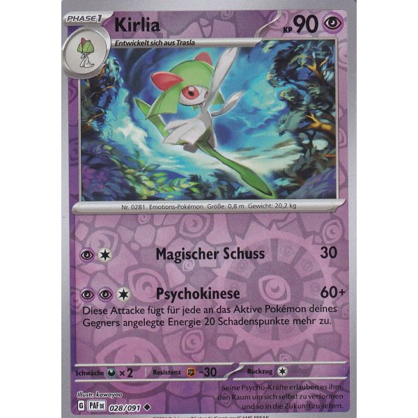 Kirlia 028/091 REVERSE HOLO